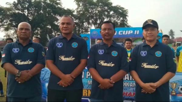 Pembukaan Laga Open Turnamen BNN Cup II Digelar di Lapangan Tekad  Pulau Panggung