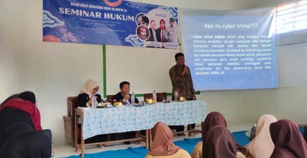 Cyber Crime hingga Pemilu 2024 Dibahas di Seminar Hukum 'Kejahatan Dunia Maya' di Serang