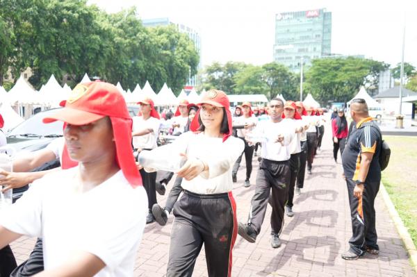 Paskibraka Kota Medan Jalani Latihan Fisik dan Mental Jelang HUT RI ke-78