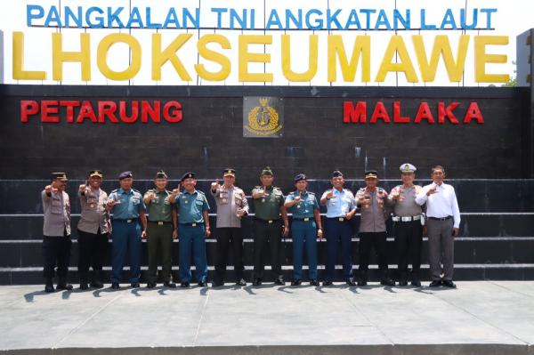 Sambut HUT Kemerdekaan Ri Ke-78, Pimpinan TNI/Polri Laksanakan Rapat Koordinasi