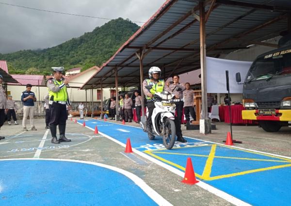 Kapolres Aceh Selatan : Lintasan Baru Uji Praktik SIM untuk Mempermudah