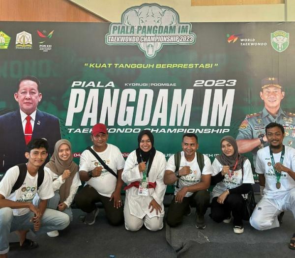 Taekwondo Abdya Sabet 11 Medali di Taekwondo Championship Pangdam IM