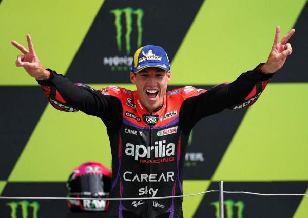 Aleix Espargaro Sudah Berfirasat Bakal Menang di MotoGP Inggris 2023
