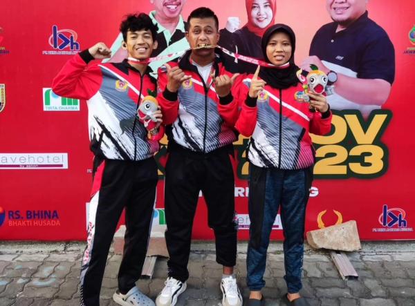 Hanya Kirim 2 Atlet Muaythai, Banyumas Berhasil Sumbang 2 Medali Emas Porprov Jateng 2023