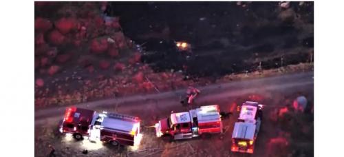 Tragis Tabrakan di Udara ! Helikopter Pemadam Kebakaran Jatuh Tewaskan 3 Orang