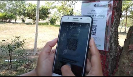 Pohon di Desa Ponorogo Ini Dipasangi Barcode, Berikut Alasannya
