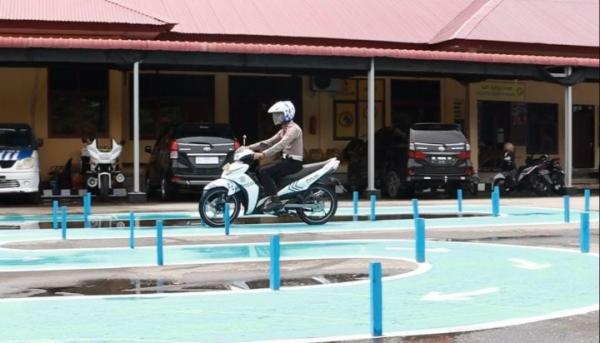 Polres Aceh Singkil Buka Lintasan Baru untuk Ujian Praktik SIM