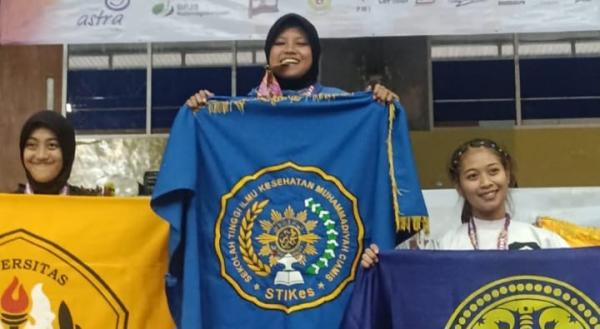 Mahasiswi STIKes Muhammadiyah Ciamis Sabet Juara Satu Kejurnas Silat Perisai Diri 