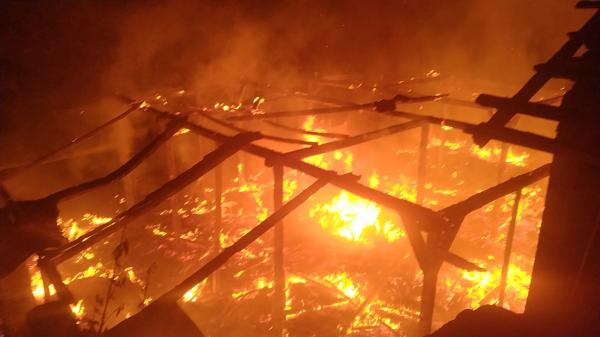 Teriakan dan Tangisan Minta Tolong Menggema Saat Rumah Produksi Tahu di Grobogan Terbakar