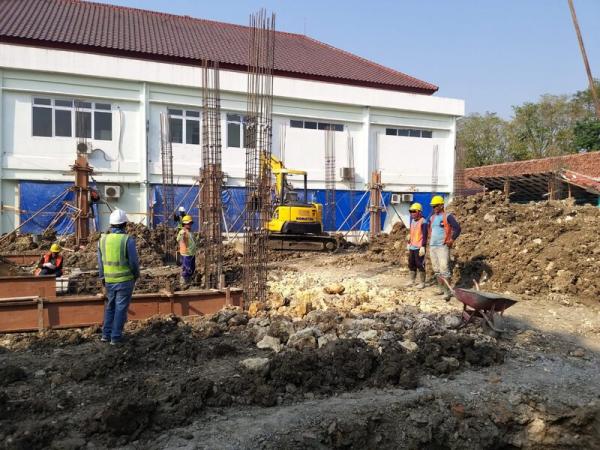 RSUD Purwodadi Lakukan Monitoring dan Evaluasi Pembangunan Gedung Rawat Inap yang Dibiayai DAK