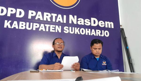 NasDem Sukoharjo Pertanyakan Kebijakan Bupati Lantik Kepala SD Jadi Camat Kartasura