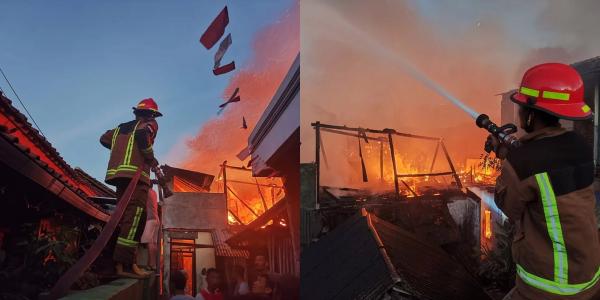 4 Rumah di Permukiman Padat Penduduk Garut Terbakar, Kerugian Capai Rp1,2 M