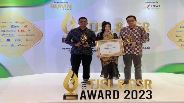 TJSL & CSR BUMN Award 2023, APLog Raih 2 Penghargaan Gold Winner 