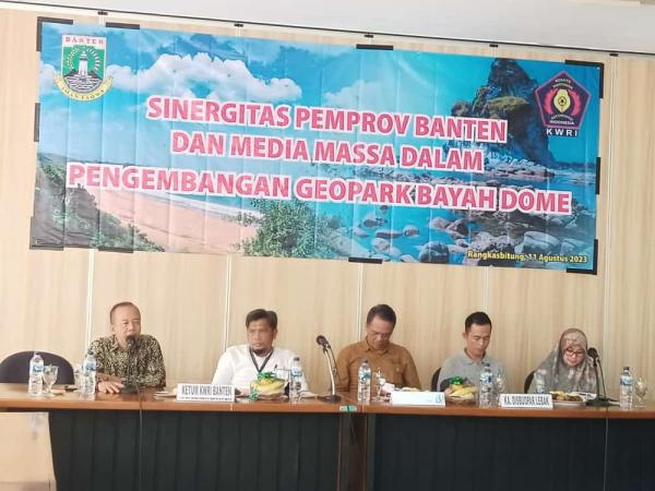 DPD KWRI Banten Dukung Pemprov Kembangkan Geopark Bayah Dome sebagai Geopark Nasional