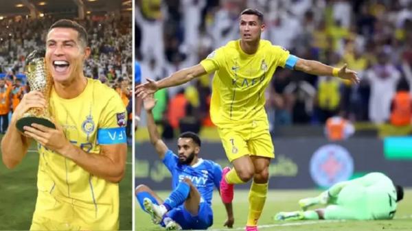 Ronaldo Bawa Al Nassr Juara Liga Champions Arab 2023, Cetak 2 Gol Kontra Al Hilal