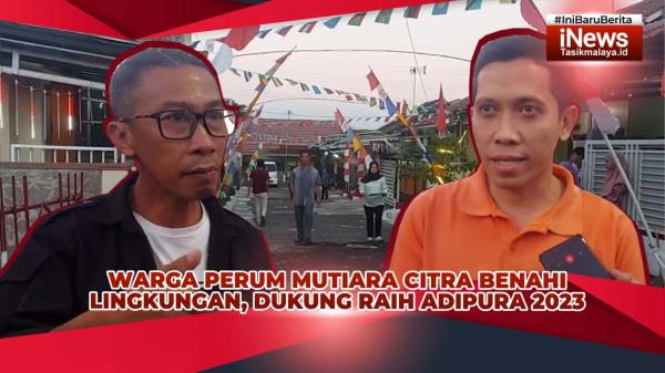 VIDEO: Dukung Pemkot Tasikmalaya Raih Adipura 2023, Warga Perum Mutiara Citra Benahi Lingkungan