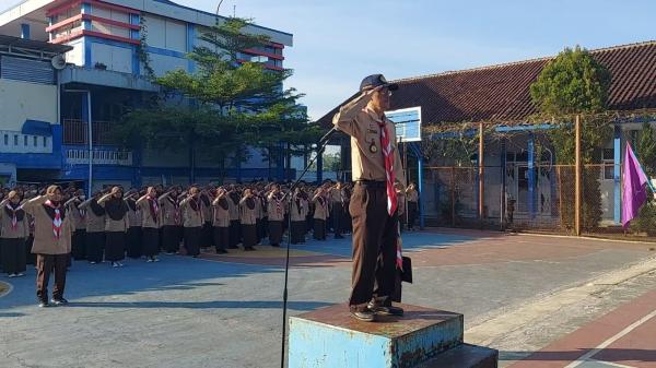 Peringati Hari Pramuka ke-62, Kepala SMK BPN Kota Tasikmalaya: Wujudkan SDM Profesional