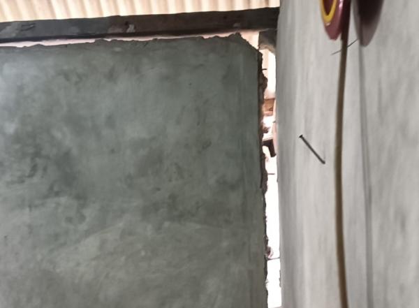 Rumah Warga Rusak Terdampak Pembangunan Parkir RSUD Malingping, Kontraktor Janji Perbaiki