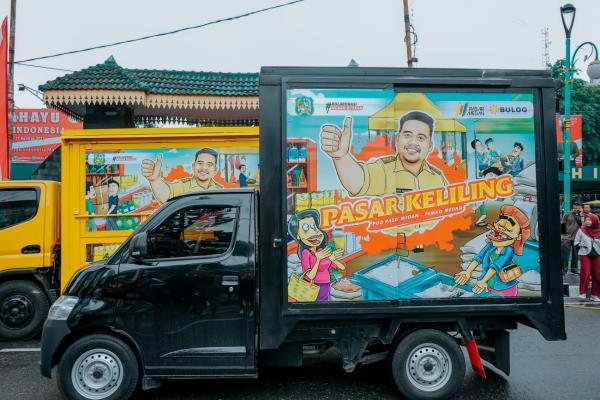 Bobby Nasution Launching Mobil Pasar Murah Keliling, Layani 21 Kecamatan Setiap Hari