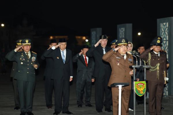 Ini Janji Forkopimda Sumsel pada Renungan Suci di Taman Makam Pahlawan Ksatria Ksetra Siguntang