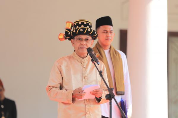 Bacakan Amanat Menkumham, Kakanwil Kemenkumham Jatim Singgung Jas Merah