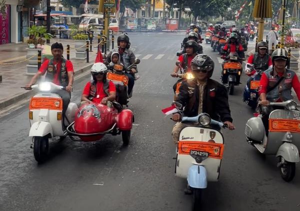 Kirab Merah Putih VAC Tasikmalaya Meriahkan HUT RI ke-78, Ketua: Pererat Silaturahmi dan Soliditas