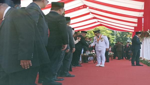 Kenang Eril, Ridwan Kamil Menangis Saat Upacara HUT ke-78 RI