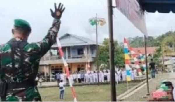 Takut Becek, Anggota TNI Minta ASN Pulang Saat Upacara Kemerdekaan