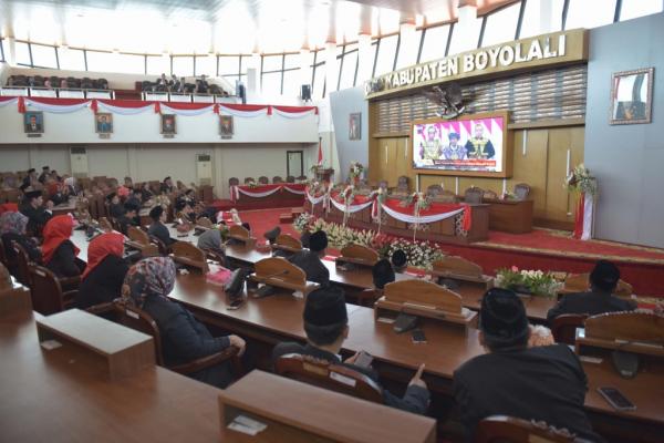 DPRD Boyolali Gelar Rapat Paripurna Istimewa Dalam Momentum Kemerdekaan