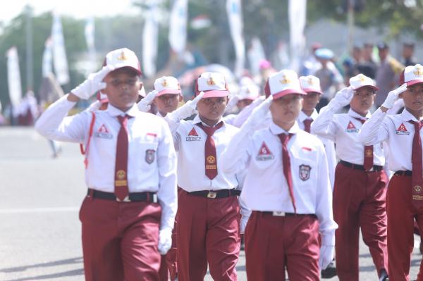 239 Peserta Pawai Indah Meriahkan HUT ke-78 RI di Kabupaten Bangka