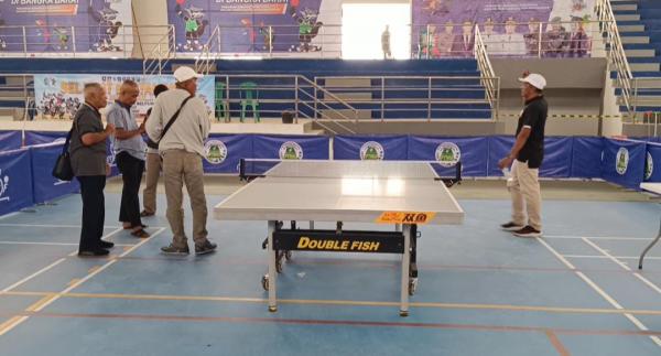 Sport Hall Siap Digunakan untuk Cabor Bulu Tangkis dan Tenis Meja