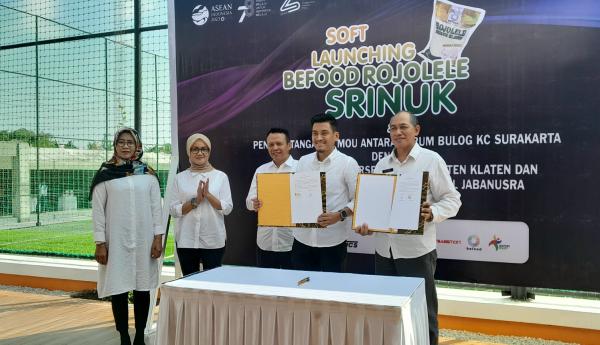 Pasarkan Beras Unggulan dari Klaten, Bulog Soft Launching Befood Rojolele Srinuk