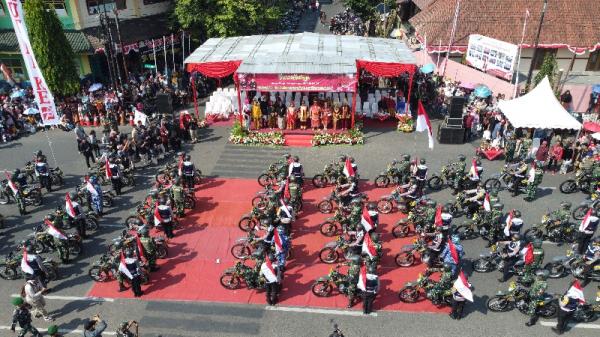 Meriahnya Pawai Budaya di Purbalingga Sambut HUT ke-78 Kemerdekaan RI