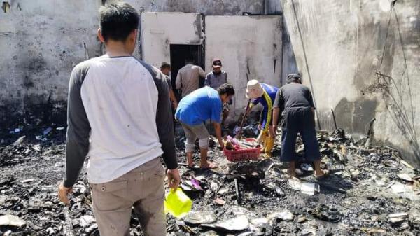1 Rumah di Malunda Hangus Terbakar, Kerugian Ditaksir Ratusan Juta Rupiah