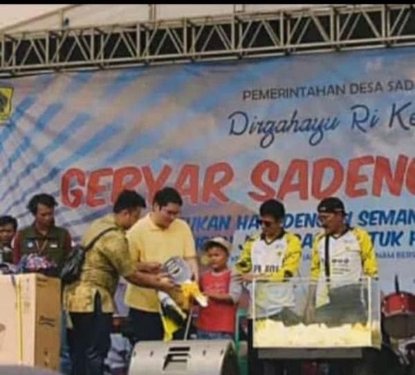 Viral! Bocah SD di Sadeng Kabupaten Bogor Dapat Sepeda Motor Hadiah Doorprize Peringatan HUT RI