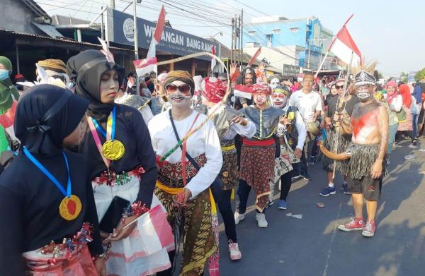 Street Carnival Memeriahkan Peringatan HUT ke-78 Kemerdekaan RI di Kecamatan Ngemplak