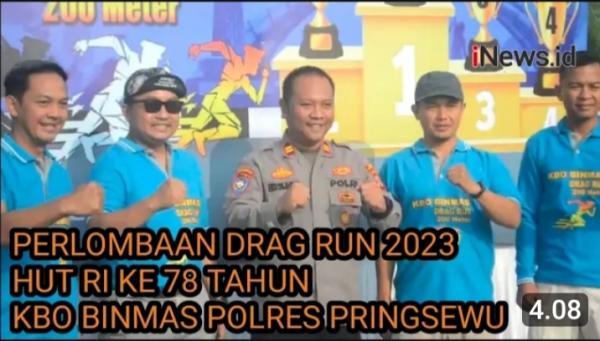 Video DRAG RUN KBO Binmas Polres Pringsewu