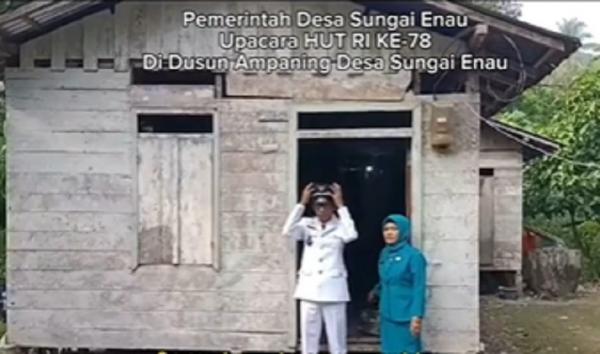 Kades di Kalimantan Viral! Dua Periode Jadi Kepala Desa, Rumahnya Sederhana