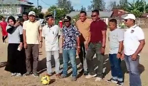 Caleg DPR RI Dapil 2 Aceh Dari Partai Perindo di Daulat Untuk Membuka Turnament Sepak Bola