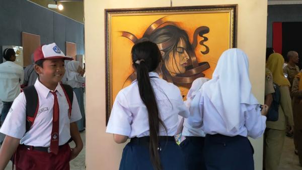 Puluhan Lukisan Ramaikan Gelar Pameran Seni Rupa “Maharddhika” di Boyolali