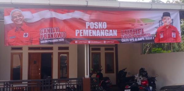 Buka Posko Pemenangan Ganjar Pranowo di Kabupaten Ciamis, Lutfhi: Kami Siap Menang