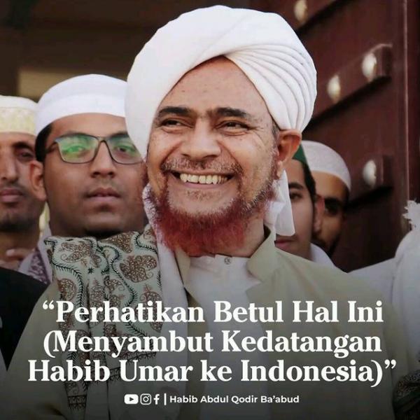 Habib Umar Bimbing Muallaf di Istiqlal, Ini Rangkaian Acara di Jawa Timur