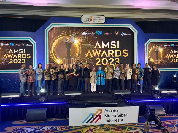 AMSI Awards Beri Apresiasi 12 Media Online Lokal dan Nasional