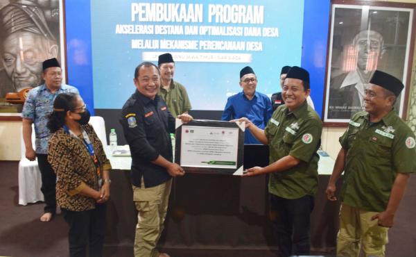 LPBI NU Jatim dan BPBD Jatim Serta DFAT Australi Luncurkan Program Akselerasi Desa Tangguh