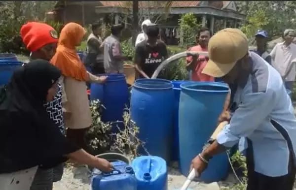 Dampak Kemarau, 9 Kecamatan di Kabupaten Cilacap Krisis Air Bersih