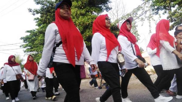 Jalan Sehat Memeriahkan HUT Ke 78 Republik Indonesia di Kota Tangerang