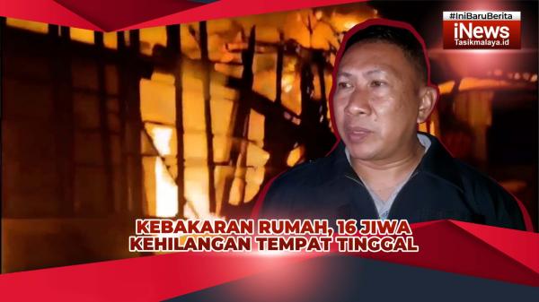 VIDEO: Kebakaran Hari Ini, 3 Rumah di Tasikmalaya Hangus Terbakar