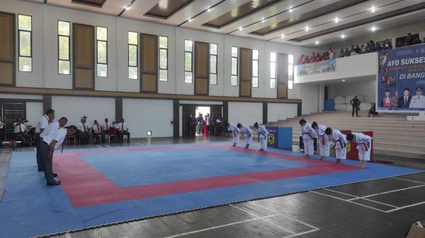 Cabor Karate Porprov VI Bangka Belitung Mulai Dipertandingkan