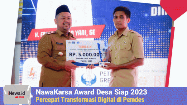 Pemkab Gresik Beri Penghargaan NawaKarsa Award Desa Siap 2023