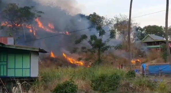Diduga Akibat Puntung Rokok, Puluhan Lahan Hutan di Gunung Labili Bili Terbakar